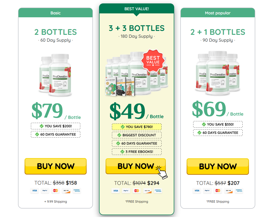 prodentim-pricing